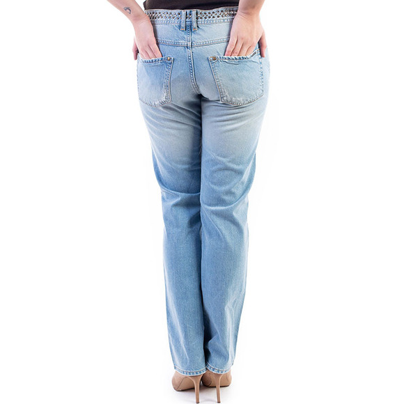 Acquaverde Jeans Women size 31 Light Sky Blue - Picture 4 of 5